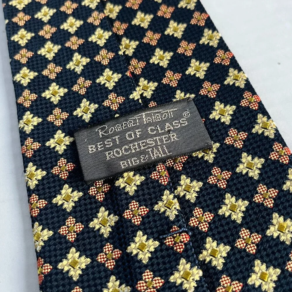 Robert Talbott Best of Class‎ Thick Woven Medallion Geometric Silk Neck Tie